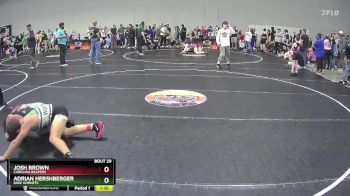 138 lbs Semifinal - Adrian Hershberger, Dixie Hornets vs Josh Brown, Carolina Reapers