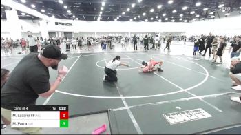 85 lbs Consi Of 4 - Michael Lozano III, Valley Bad Boys vs Maximus Parra, Faito Wc