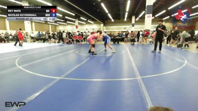 215 lbs Round Of 32 - Rey Mata, RGV Warrior Wrestling Club vs Nicolas Kuykendall, Rockwall Training Center