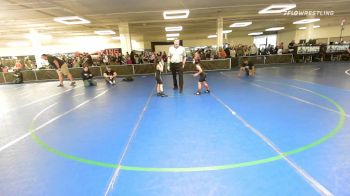 52 lbs Consi Of 8 #1 - Isaiah Thompson, Bangor vs Maddie-Lee Byron, Top Flight Wrestling Academy