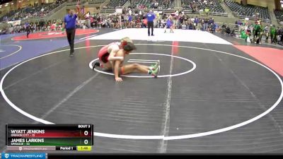 172 lbs Round 2 (4 Team) - Wyatt Jenkins, Oregon City vs James Larkins, Sprague