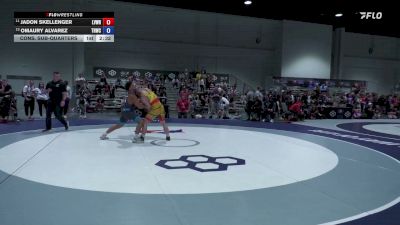 77 kg Cons. Sub-quarters - Jadon Skellenger, Lehigh Valley Wrestling RTC vs Omaury Alvarez, Tar Heel Wrestling Club
