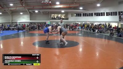 235 lbs Cons. Round 3 - Evelyn Bowman, Delaware Hayes vs McKenna Hanes, Findlay