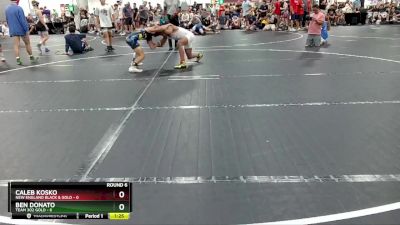 106 lbs Round 6 (8 Team) - Ben Donato, Team 302 Gold vs Caleb Kosko, New England Black & Gold