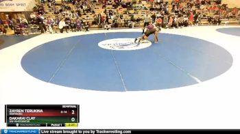 141 lbs Semifinal - Zayren Terukina, Wartburg vs Dakarai Clay, UW-Whitewater