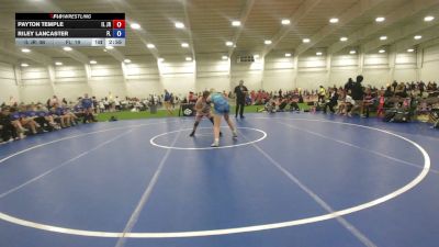170 lbs Payton Temple, Illinois vs Riley Lancaster, Florida