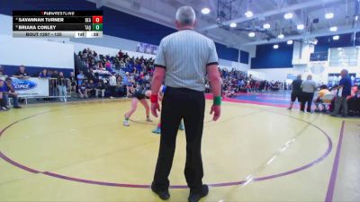 135 lbs Cons. Round 3 - Savannah Turner, Beaumont vs Briana Conley, Tahquitz