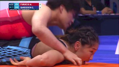 72 kg Qualif. - Masako Furuichi, Japan vs Qiandegenchagan Qiandegenchagan, China