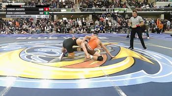 144 lbs Semifinal - Jordin Agosto, Agawam vs John Carrozza, Ridgefield