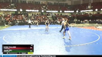 98 lbs Cons. Round 5 - Kyric Fullmer, Timberline vs Gaige Bill, Middleton