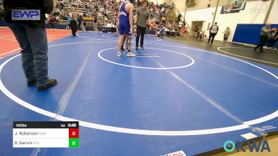 140 lbs Rr Rnd 3 - Jalynn Roberson, Heat vs Ben Garvin, Miami Takedown Club