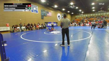 138 lbs Semifinals (4 Team) - Diego Guzman, Woodlake vs Kevin Quinteros, Firebaugh