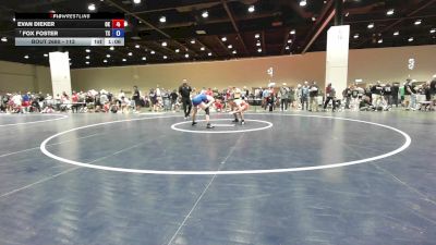113 lbs Cons. Round 4 - Evan Dieker, OK vs Fox Foster, TX