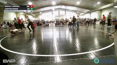 40 lbs Quarterfinal - Bentley Campbell, Broken Arrow Wrestling Club vs Cashton Sorum, Salina Wrestling Club