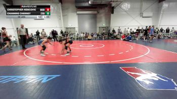 96 lbs Semifinal - Christopher Nemcovic, Morris Fitness Black MS vs Channing Cherney, Storm MS