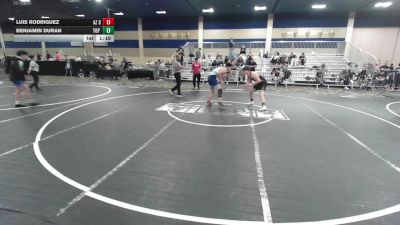165 lbs Semifinal - Luis Rodriguez, Az Cross Train vs Benjamin Duran, Top Rank Hammers