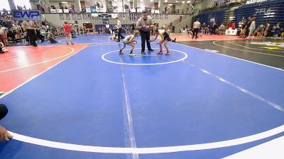 64 lbs Quarterfinal - Harrison Hagerman, Bentonville Wrestling Club vs Barrett Ellis, Salina Wrestling Club