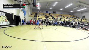 100 lbs 3rd Place - Leslie Marquez, Rogers High School Girls vs Alexis Morris, Glenpool Girls HS