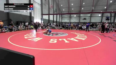 Junior Boys FS - 126 lbs Cons. Round 2 - Jhey Sarique, CA vs Sam Owen, WA