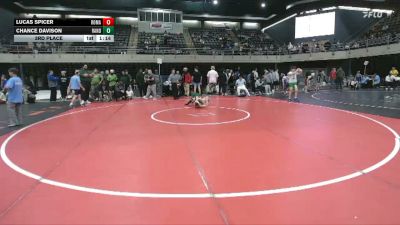 85 lbs 3rd Place - Lucas Spicer, Romansville vs Chance Davison, Randallstown