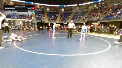 90 lbs Consy 4 - Jimmy Long, Seneca Valley vs Landon Baker, Wattsburg