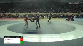 3A-106 lbs Quarterfinal - Stockton Allen, Pawnee vs Treshaun Tecson, Cascia Hall