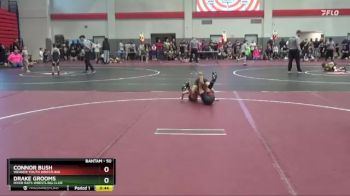 50 lbs Cons. Round 4 - Connor Bush, Weaver Youth Wrestling vs Drake Grooms, River Rats Wrestling Club