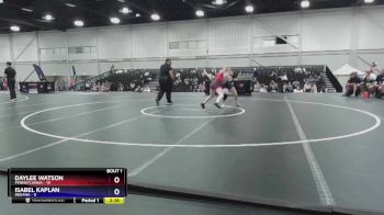 115 lbs Round 1 (8 Team) - Daylee Watson, Pennsylvania vs Isabel Kaplan, Indiana