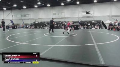 115 lbs Round 1 (8 Team) - Daylee Watson, Pennsylvania vs Isabel Kaplan, Indiana