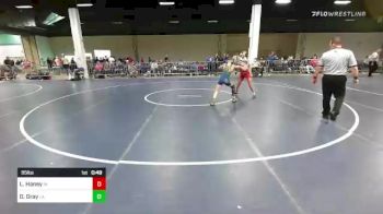 95 lbs Consi Of 16 #2 - Logan Haney, IN vs Ozias Gray, LA