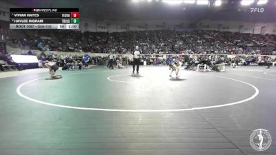 G5A-105 lbs Quarterfinal - Vivian Hayes, Tecumseh-Girls vs Haylee Ingram, Tonkawa-Girls