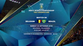 BEL vs BRA | 2018 FIVB Mens World Championships