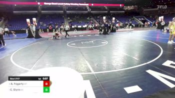 113 lbs Quarterfinal - Aiden Fogarty, Whittier vs Cole Glynn, Central Catholic