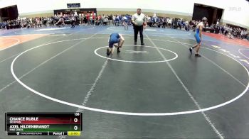 138 lbs Champ. Round 1 - Axel Hildenbrandt, Pine Creek vs Chance Ruble, Seckman