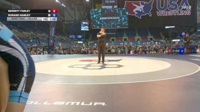 126 lbs Cons. Rd Of 64 - Bennett Farley, SD vs Durand Hamley, ND