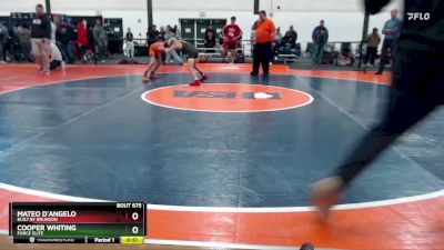 77-81 lbs Semifinal - Mateo D`Angelo, Built By Brunson vs Cooper Whiting, Force Elite