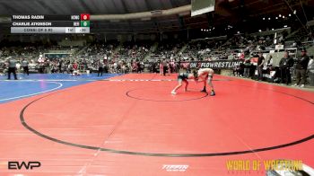 89 lbs Consi Of 8 #2 - Thomas Radin, Higher Calling Wrestling Club vs Charlie Atkinson, Refinery