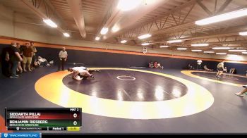 160 lbs Cons. Round 1 - Siddarth Pillai, Devils Gate Wrestling vs Benjamin Riesberg, Devils Gate Wrestling