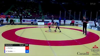50kg Quarterfinal - Jade Dufour, Montreal NTC / Montreal WC vs Arely Torales, Team Xtreme
