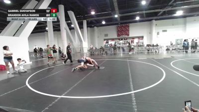 130 lbs Final - Gabriel Gustafson, Top Rank Hammers vs Brandon Avila Ramos, Aniciete TC
