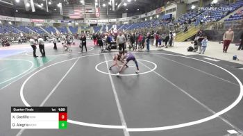 78 lbs Quarterfinal - Xavier Castillo, New Mexico Bad Boyz vs Quintin Alegria, Montrose Elite