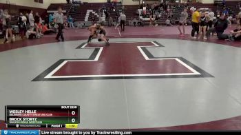 S-12 lbs 7th Place Match - Brock Stortz, Waukon Indian Wrestling vs Wesley Helle, Delaware County Wrestling Club