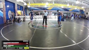 190 White Semifinal - Shahazod Shoazizov, Osceola vs Ricky Herman, Camden County