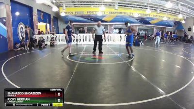 190 White Semifinal - Shahazod Shoazizov, Osceola vs Ricky Herman, Camden County