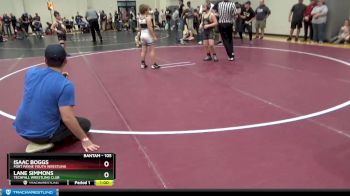 105 lbs Quarterfinal - Lane Simmons, Techfall Wrestling Club vs Isaac Boggs, Fort Payne Youth Wrestling