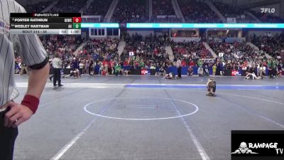 58 lbs Champ. Round 1 - Wesley Hartman, Ark City vs Porter Rathbun, Garden City Wrestling Club