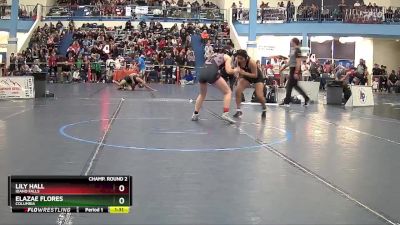 126 lbs Champ. Round 2 - Lily Hall, Idaho Falls vs Elazae Flores, Columbia