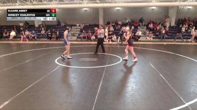 115-126 lbs Quarterfinal - Quincey Eggleston, Aurora Wrestling Club vs Sloane Abbey, Kearney Matcats