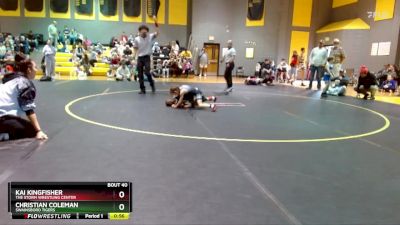 45 lbs Round 2 - Kai Kingfisher, The Storm Wrestling Center vs Christian Coleman, Swainsboro Tigers