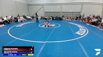 144 lbs Round 1 (8 Team) - Jennah Mustafa, Florida vs Brijatte Garcia, Texas Red